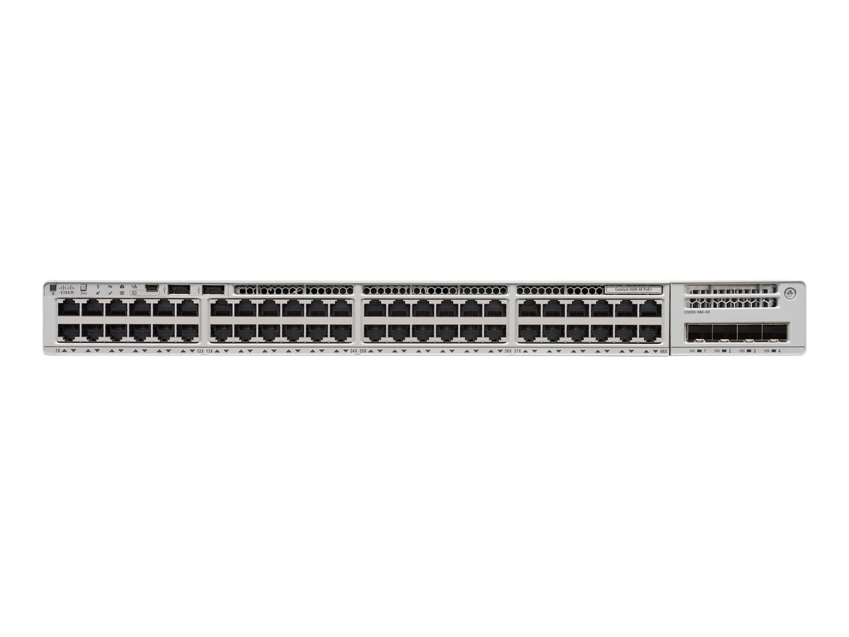 Cisco Catalyst 9200 - Essential Edition - Switch - Smart - 48 x 10/100/1000 (PoE+)