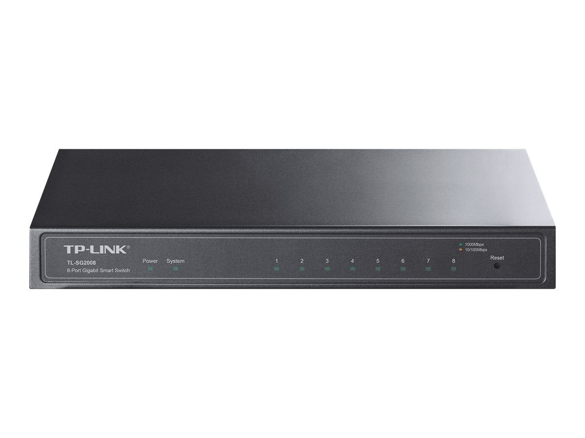 TP-LINK TL-SG2008 - Switch - managed - 8 x 10/100/1000