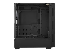 Sharkoon RGB LIT 100 - Tower - ATX - windowed side panel (tempered glass)