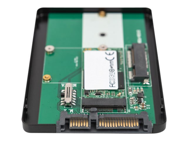 DIGITUS 2,5" SATA Festplattenadapter M.2 oder mSATA