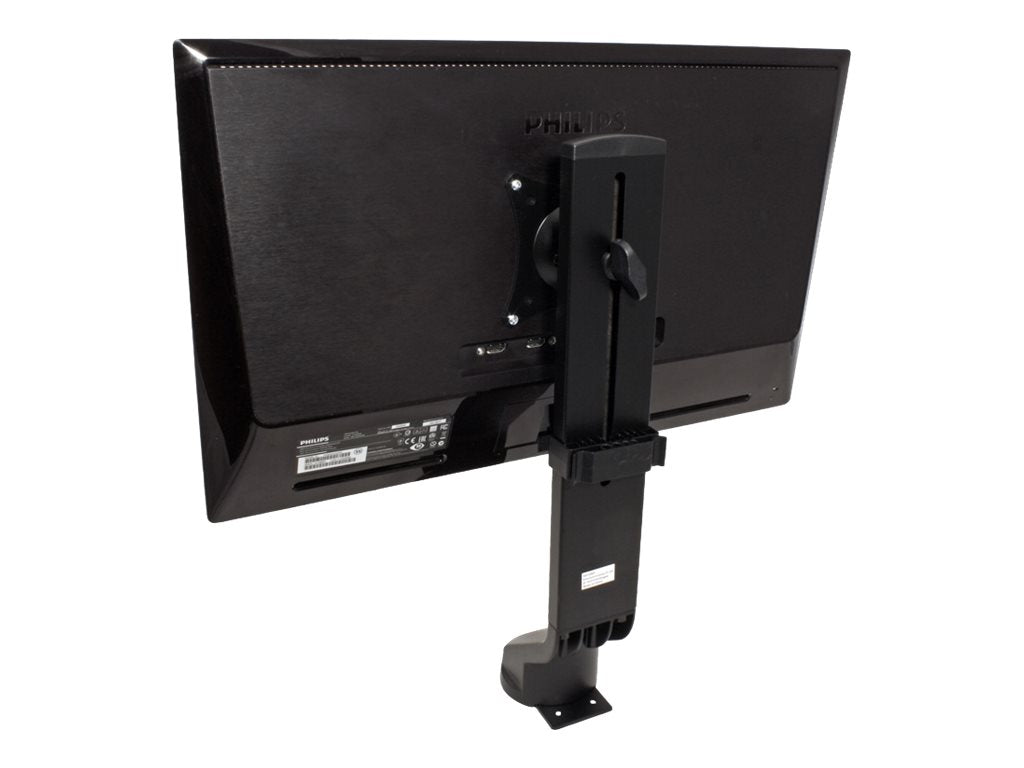 VALUE Befestigungskit (Verriegelungsknopf, Steh-Sitz-Arm) - einstellbarer Arm - für LCD-Display - Kunststoff, Aluminium, Stahl - Schwarz - Bildschirmgröße: 43.2-81.3 cm (17"-32")