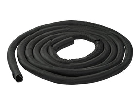 StarTech.com 15' (4.6m) Cable Management Sleeve, Flexible Coiled Cable Wrap, 1-1.5" diameter Expandable Sleeve, Polyester Cord Manager/Protector/Concealer, Black Trimmable Cable Organizer - Cable & Wire Hider (WKSTNCM2)