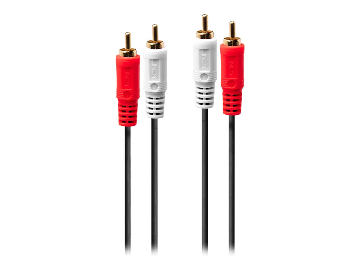 Lindy Premium - Audiokabel - RCA x 2 (M) bis RCA x 2 (M)