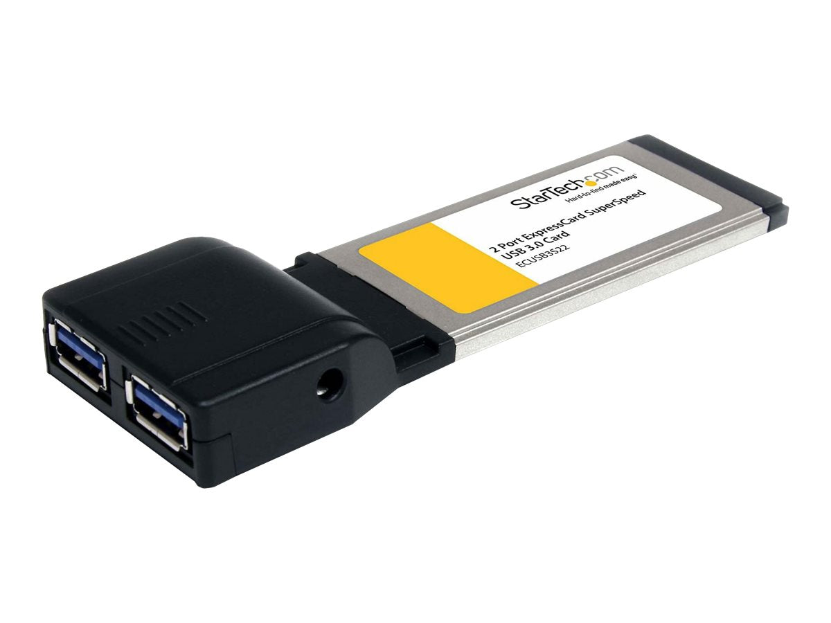 StarTech.com 2 Port USB 3.0 ExpressCard mit UASP Unterstützung - USB 3.0 Schnittstellenkarte für Laptop - USB 3.0 A (Buchse)