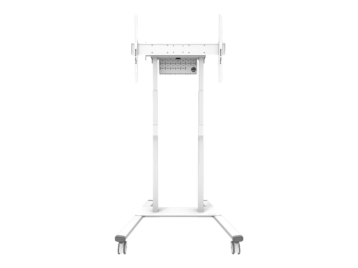 Neomounts FL55-875WH1 - Wagen - für Flachbildschirm - motorisiert - verriegelbar - Stahl - weiß - Bildschirmgröße: 94-254 cm (37"-100")