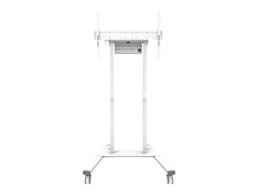 Neomounts FL55-875WH1 - Wagen - für Flachbildschirm - motorisiert - verriegelbar - Stahl - weiß - Bildschirmgröße: 94-254 cm (37"-100")