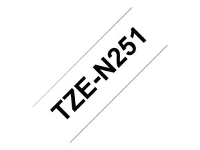 Brother TZe-N251 - Schwarz auf Weiß - Rolle (2,4 cm x 8 m)