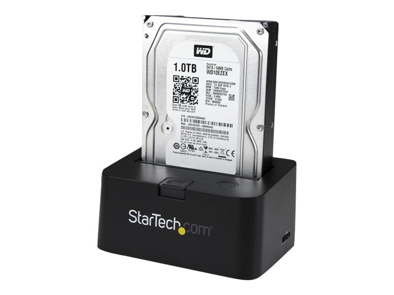 StarTech.com USB 3.0/ eSATA Dockingstation für SATA Festplatten - 2,5/3,5 HDD / SSD Docking Station mit UASP und Lüfter - Speicher-Controller - 2.5", 3.5" (6.4 cm, 8.9 cm)