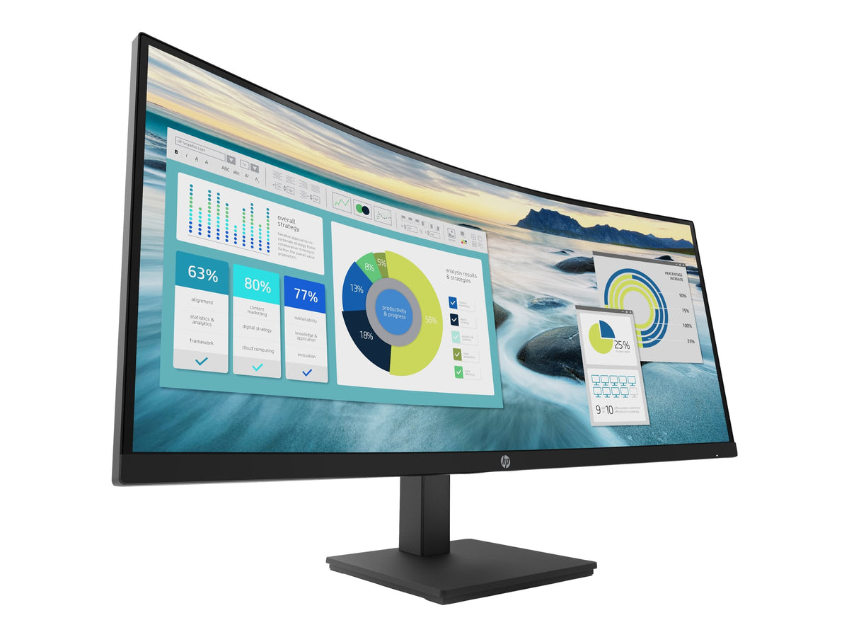 HP P34hc G4 - P-Series - LED-Monitor - gebogen - 86.36 cm (34")