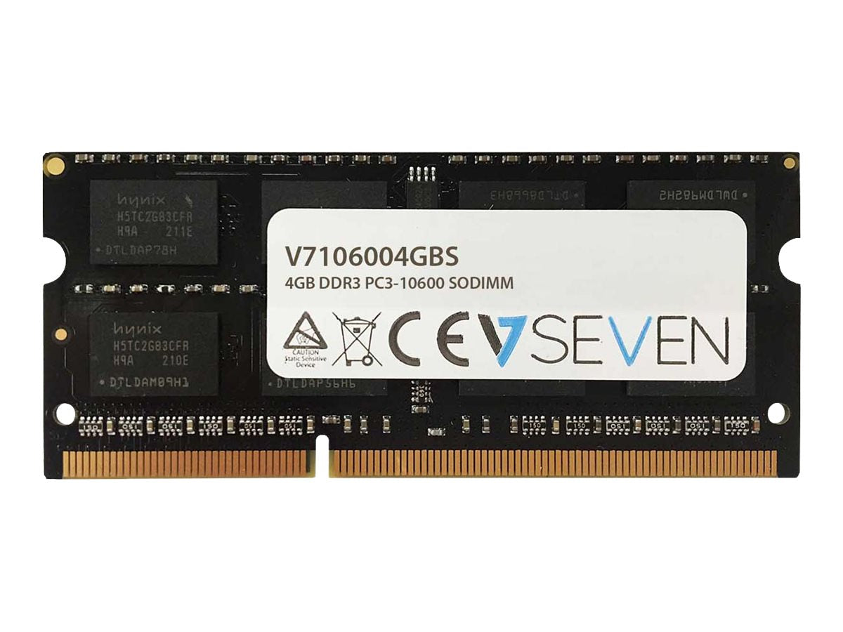 V7 DDR3 - Modul - 4 GB - SO DIMM 204-PIN - 1333 MHz / PC3-10600