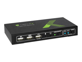 Techly 2x1 USB HDMI KVM Switch 4Kx2K - KVM-/Audio-Switch