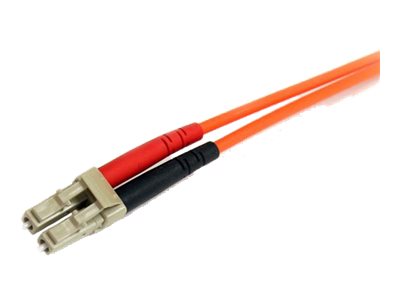 StarTech.com 1m Fiber Optic Cable - Multimode Duplex 62.5/125 - LSZH - LC/ST - OM1 - LC to ST Fiber Patch Cable (FIBLCST1)