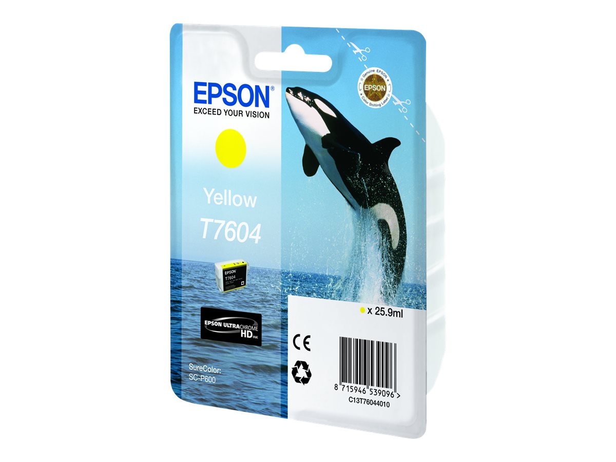 Epson T7604 - 26 ml - Gelb - Original - Blisterverpackung