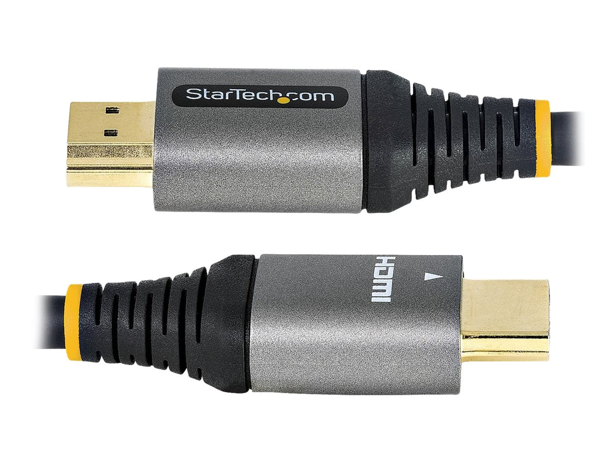 StarTech.com 12ft (4m) HDMI 2.1 Cable, Certified Ultra High Speed HDMI Cable 48Gbps, 8K 60Hz/4K 120Hz HDR10+ eARC, Ultra HD 8K HDMI Cable/Cord w/TPE Jacket, For UHD Monitor/TV/Display - Dolby Vision/Atmos, DTS-HD (HDMM21V4M)