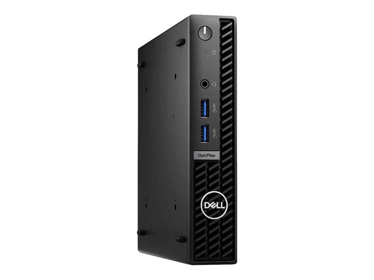 Dell OptiPlex 7010 - Micro - Core i5 13500T / 1.6 GHz - vPro Enterprise - RAM 16 GB - SSD 512 GB - NVMe, Class 35 - UHD Graphics 770 - 1GbE, 802.11ax (Wi-Fi 6E)