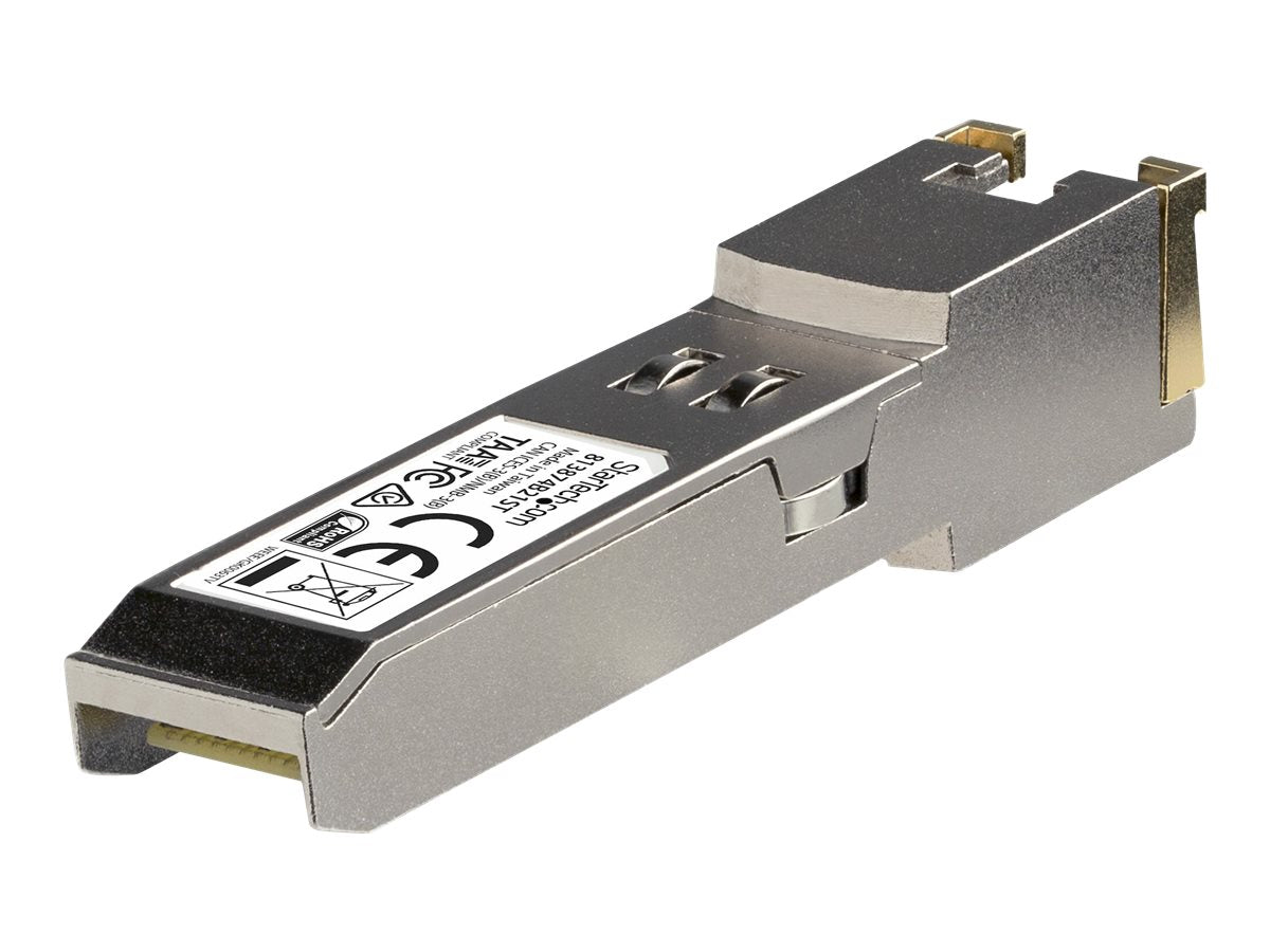 StarTech.com HP 813874-B21 kompatibles SFP+ Transceiver Modul - 10GBase-T - MSA konform - RJ45 SFP+ Modul - 10GBase-T - 30m mit CAT6a - SFP+-Transceiver-Modul (gleichwertig mit: HP 813874-B21)