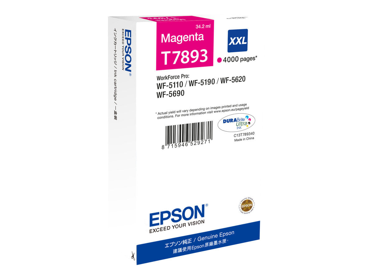 Epson T7893 - 34.2 ml - Größe XXL - Magenta - Original