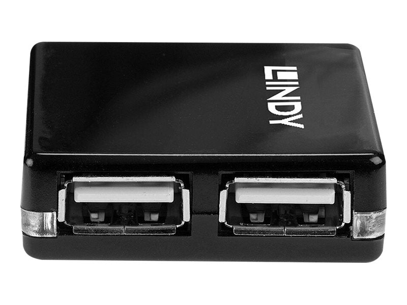 Lindy 4 Port USB 2.0 Mini Hub - Hub - 4 x USB 2.0