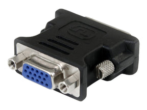 StarTech.com DVI auf VGA Adapter - St/Bu - Schwarz - DVI zu VGA Konverter / Monitoradapter - VGA-Adapter - DVI-I (M)