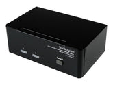 StarTech.com Dual DVI VGA 2 Port Monitor Audio Switch 2-fach KVM Umschalter USB 2.0 1920x1200 - 2 x USB 2.0 4 x DVI-I 4 x Klinke (Buchse)