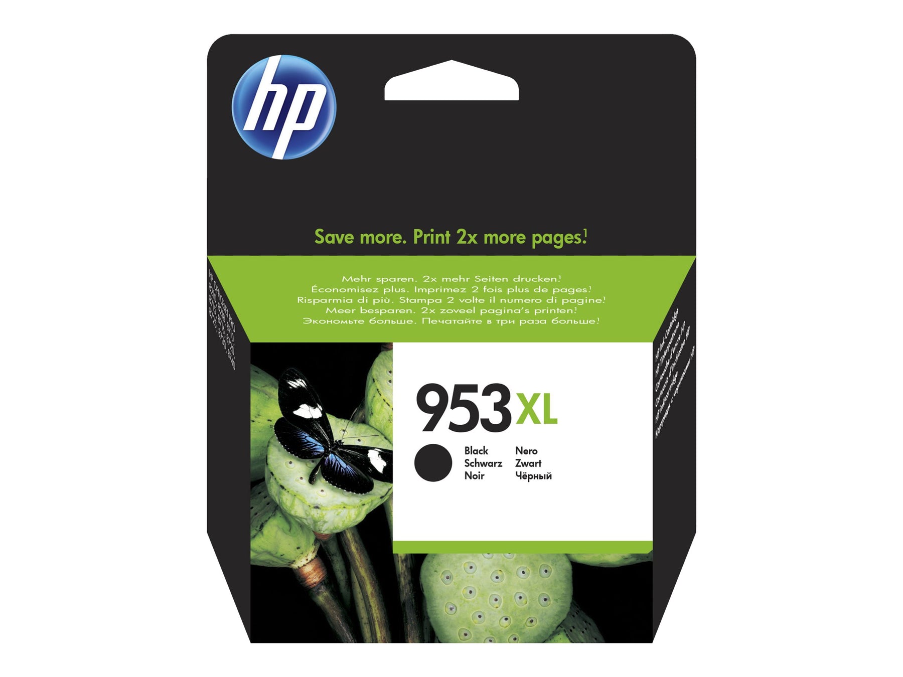 HP 953XL - 42.5 ml - Hohe Ergiebigkeit - Schwarz