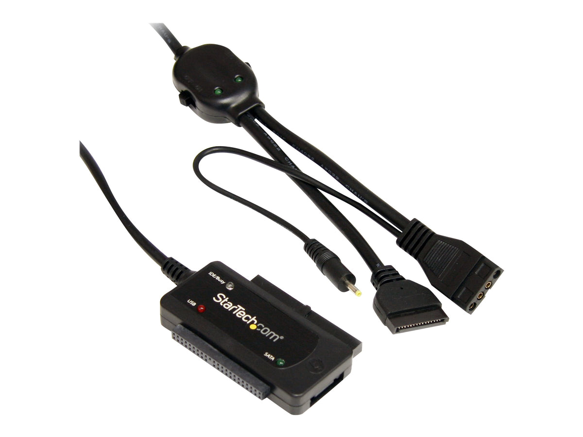 StarTech.com USB 2.0 auf SATA IDE Adapterkabel - USB2 S-ATA Adapter/ Konverter Kit - 2 x IDE (40/44pin)