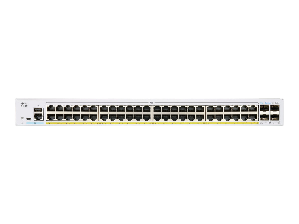 Cisco Business 350 Series 350-48P-4G - Switch - L3 - managed - 48 x 10/100/1000 (PoE+)