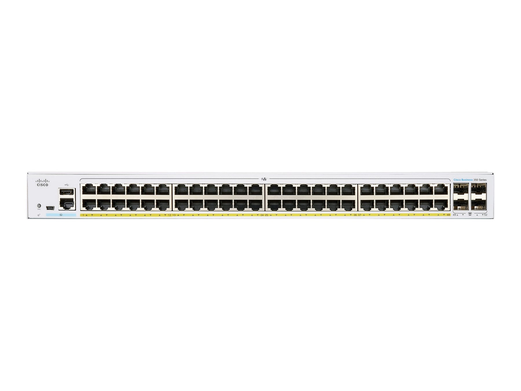 Cisco Business 350 Series 350-48P-4G - Switch - L3 - managed - 48 x 10/100/1000 (PoE+)