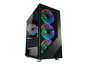 LC-Power Gaming 803B Shaded_X - Mid tower - ATX - Seitenteil mit Fenster (gehärtetes Glas)