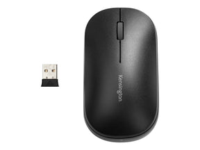 Kensington SureTrack Dual Wireless Mouse - Maus - optisch - 4 Tasten - kabellos - 2.4 GHz, Bluetooth 3.0, Bluetooth 5.0 LE - kabelloser Empfänger (USB)