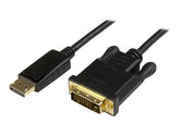 StarTech.com 91 cm DisplayPort auf DVI Kabel - Stecker/Stecker - DP zu DVI Adapter/ Koverter - 1920x1200 / 1080p - Schwarz - Videokabel - DisplayPort (M)