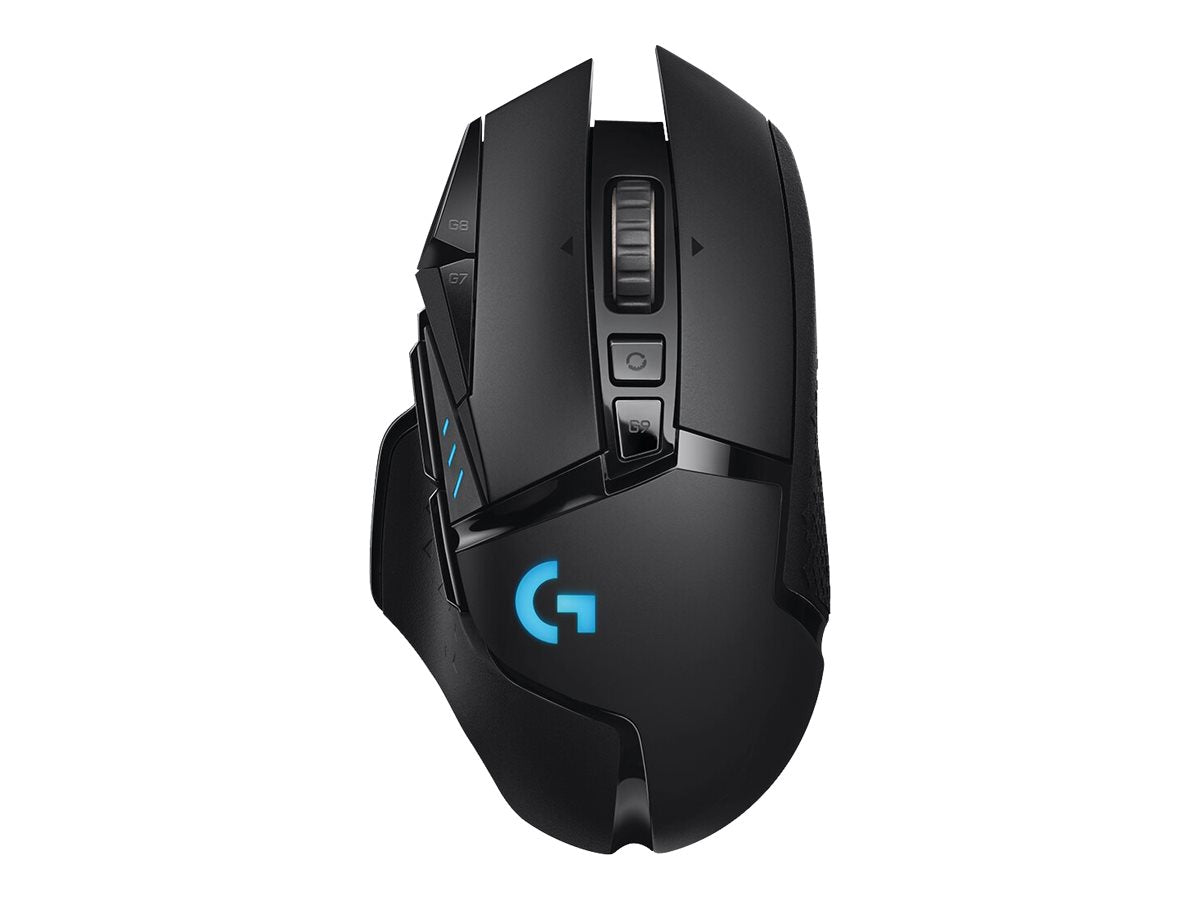 Logitech Gaming Mouse G502 (Hero) - Maus - optisch - 11 Tasten - kabellos, kabelgebunden - LIGHTSPEED - kabelloser Empfänger (USB)