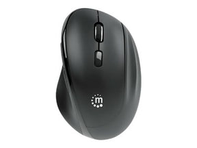 Manhattan Ergonomic Wireless Mouse, Right Handed, Adjustable 800/1200/1600dpi, 2.4Ghz (up to 10m)