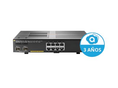 HPE Aruba 2930F 8G PoE+ 2SFP+ - Switch - L3 - managed - 8 x 10/100/1000 (PoE+)