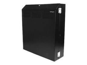 StarTech.com 4 HE 19 Wandschrank Server Rack abschließbar inklusive 2 Lüfter - max. 68Kg - Rack Wandgehäuse Schwarz - Schrank - geeignet für Wandmontage - 120 mm - Schwarz - 4U - 48.3 cm (19")