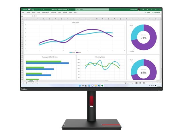 Lenovo ThinkVision T32p-30 - LED-Monitor - 80 cm (31.5")