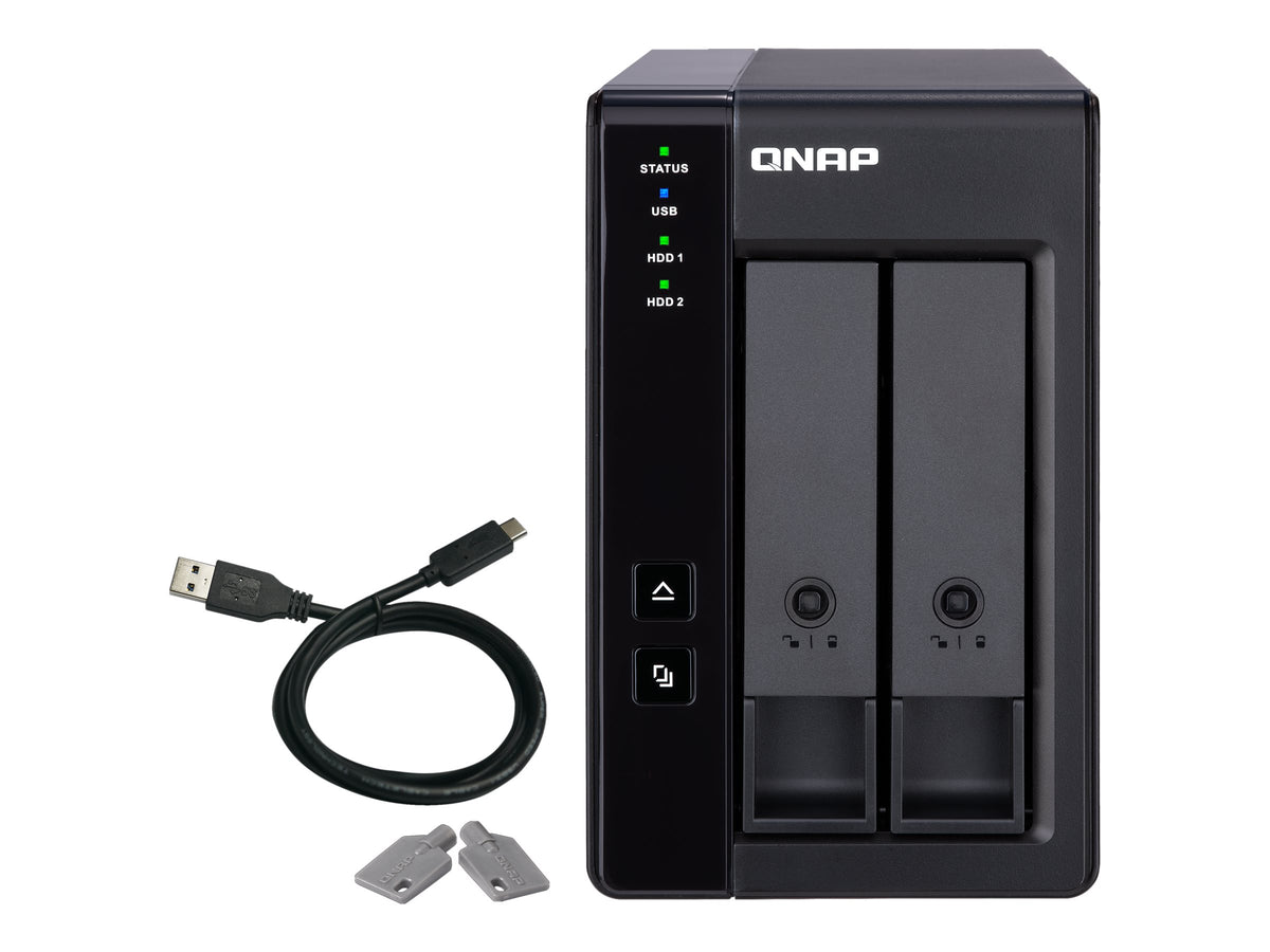 QNAP TR-002 - Festplatten-Array - 2 Schächte (SATA-600)