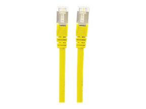 Intellinet Network Patch Cable, Cat7 Cable/Cat6A Plugs, 7.5m, Yellow, Copper, S/FTP, LSOH / LSZH, PVC, RJ45, Gold Plated Contacts, Snagless, Booted, Polybag - Netzwerkkabel - RJ-45 (M)