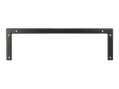 StarTech.com 19 Zoll 3HE Wandhalter Rack Mount vertikal - 3U Rack Bracket 19 Wandverteiler in Stahl schwarz - Open Frame - Halterung - geeignet für Wandmontage - Schwarz - 3U - 48.3 cm (19")