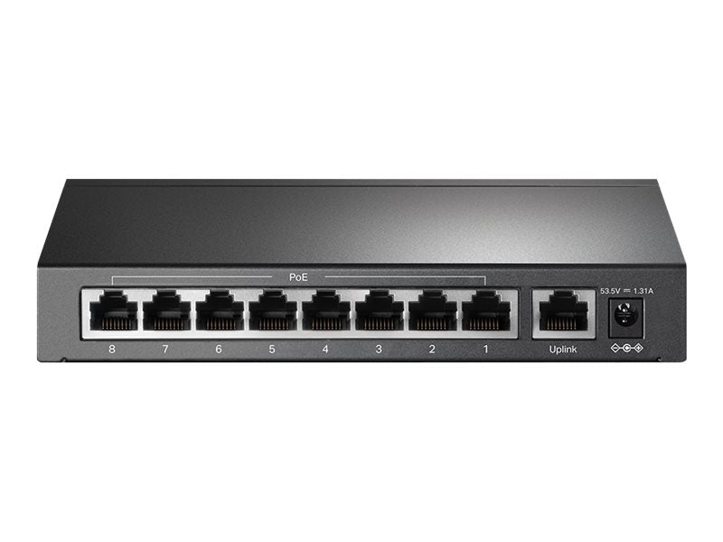 TP-LINK TL-SF1009P V5 - Switch - unmanaged - 8 x 10/100 (PoE+)