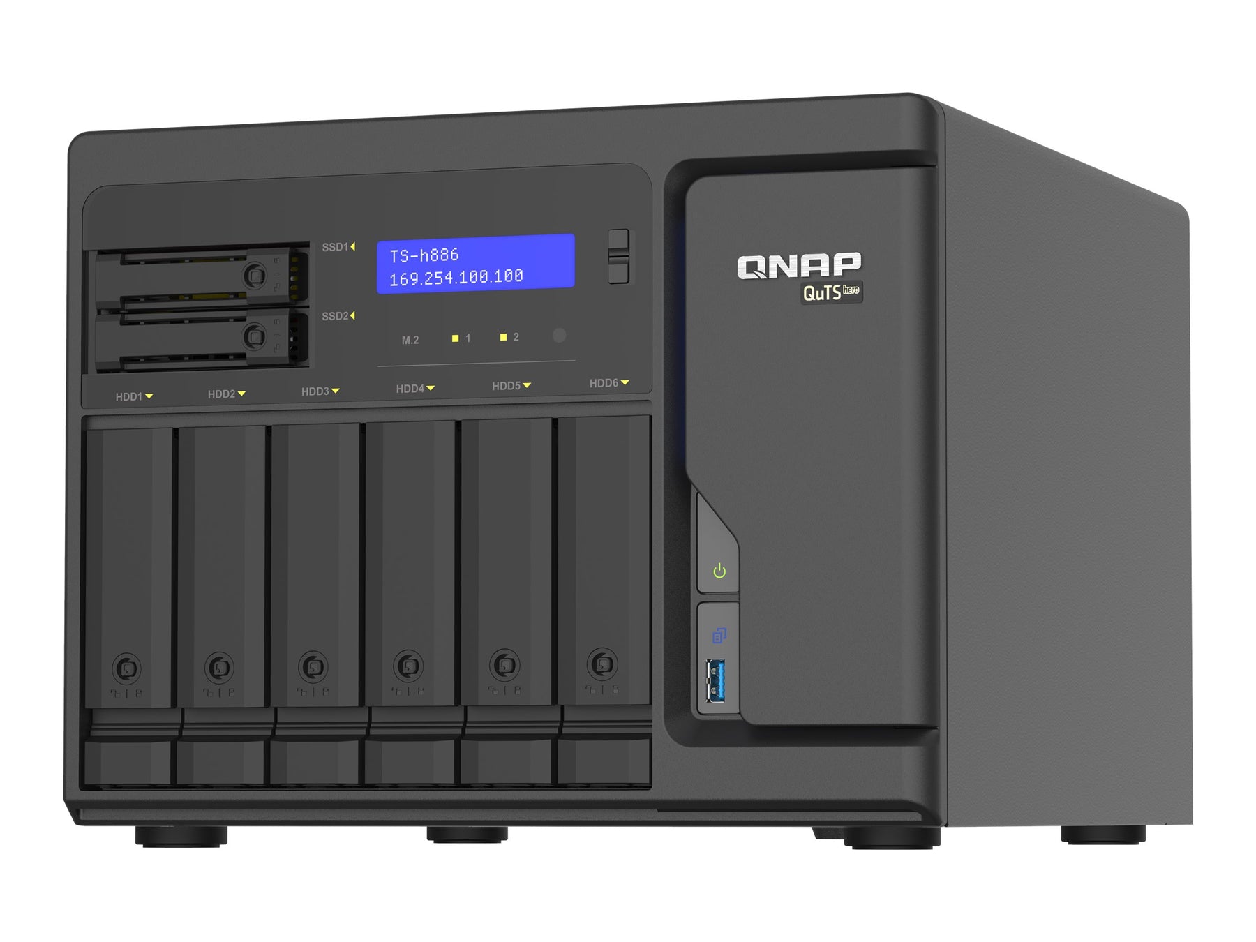 QNAP TS-H886-D1622-16G - NAS-Server - 8 Schächte