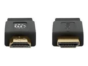 Manhattan HDMI Cable with Ethernet (Flat), 4K@60Hz (Premium High Speed)