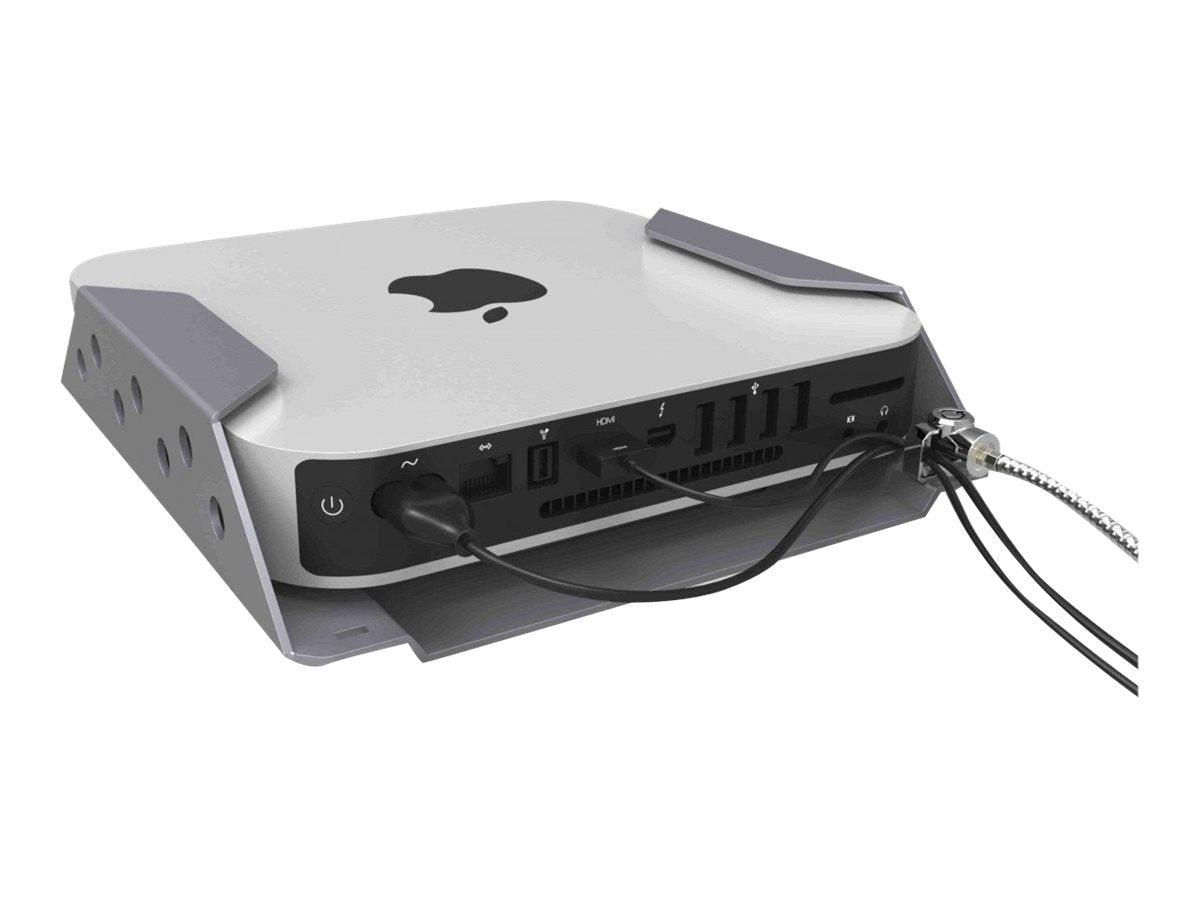 Compulocks Mac Mini Lock Enclosure Cable Lock Included - Sicherheitskit - Silber - für Apple Mac mini (Ende 2014)