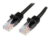 StarTech.com 1m Cat5e RJ45 UTP Netzwerkkabel Snagless - Cat 5e Patchkabel - Schwarz - Stecker / Stecker - Patch-Kabel - RJ-45 (M)