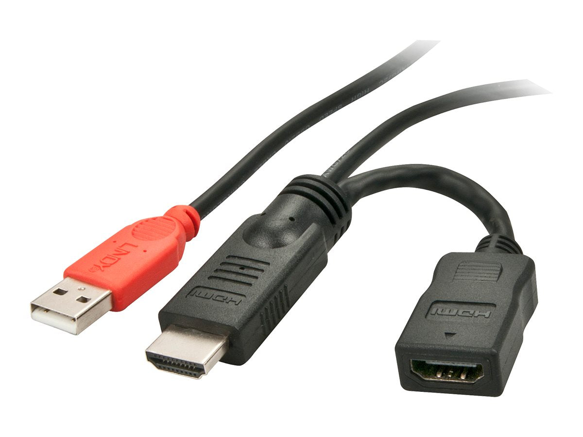 Lindy Stromeinspeisungsadaper - Strom- / Audio- / Videokabel - HDMI, USB (nur Strom)