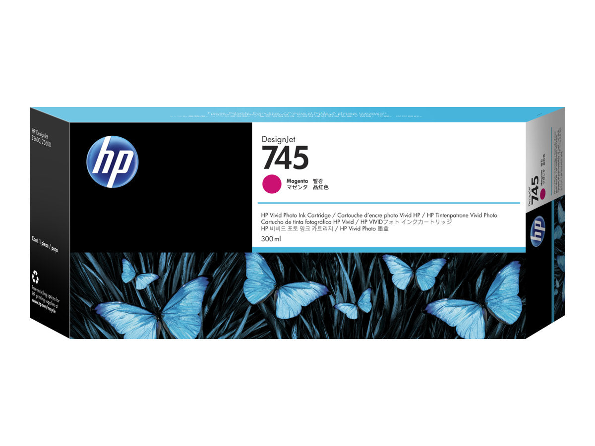 HP 745 - 300 ml - mit hoher Kapazität - Magenta