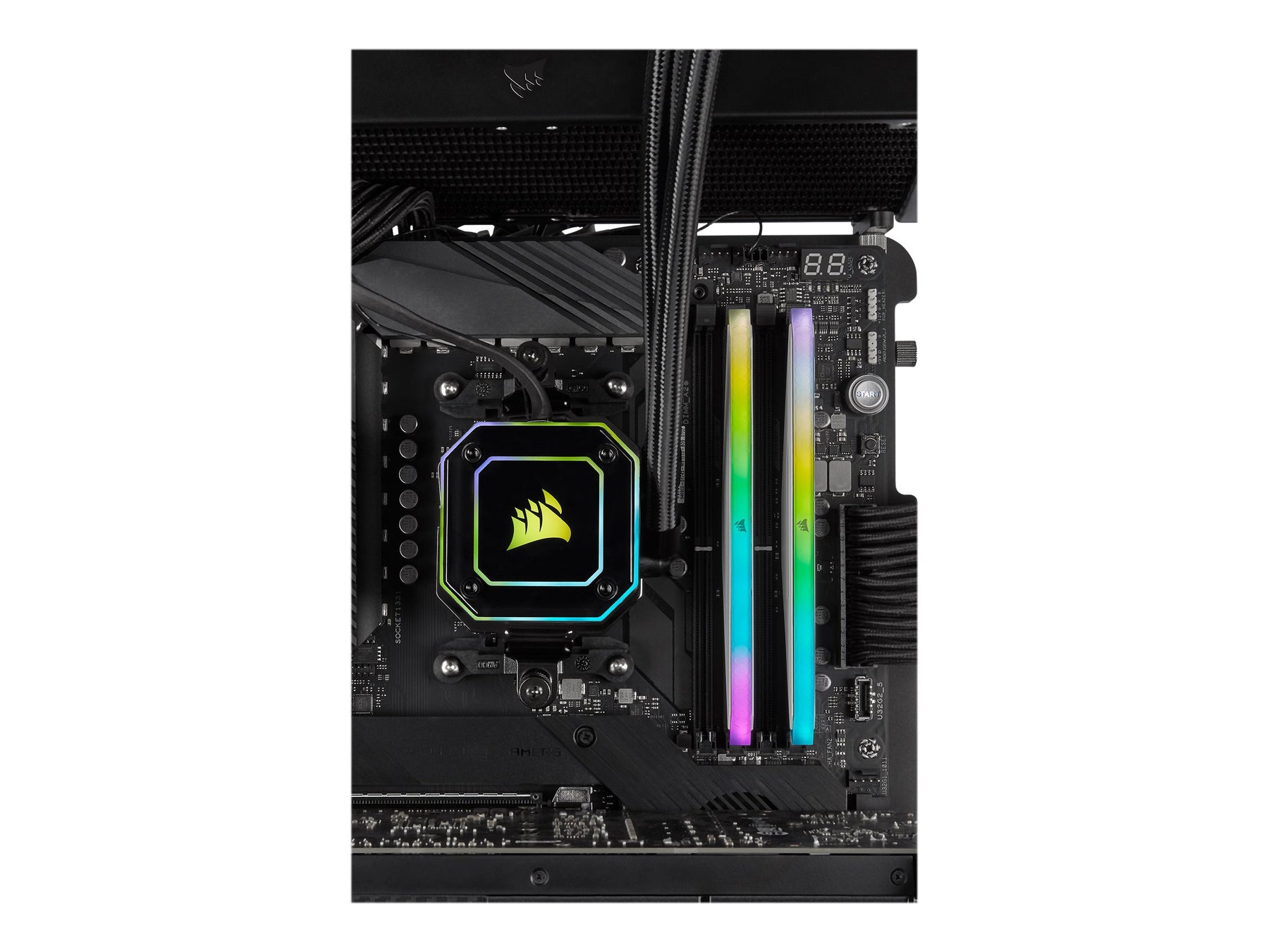 Corsair Vengeance RGB RT - DDR4 - Kit - 16 GB: 2 x 8 GB