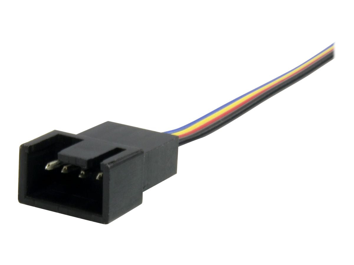 StarTech.com 30cm 4 Pin Molex Lüfter Verlängerungskabel - St/Bu - 4 Pin PWM Lüfterkabel Verlängerung - Verlängerungskabel für Lüfterspannungsversorgung - 4-polig PWM (M)