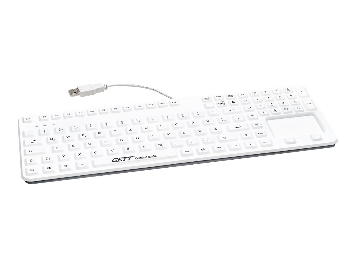 GETT CleanType Prime Panel+ - Tastatur - mit Touchpad