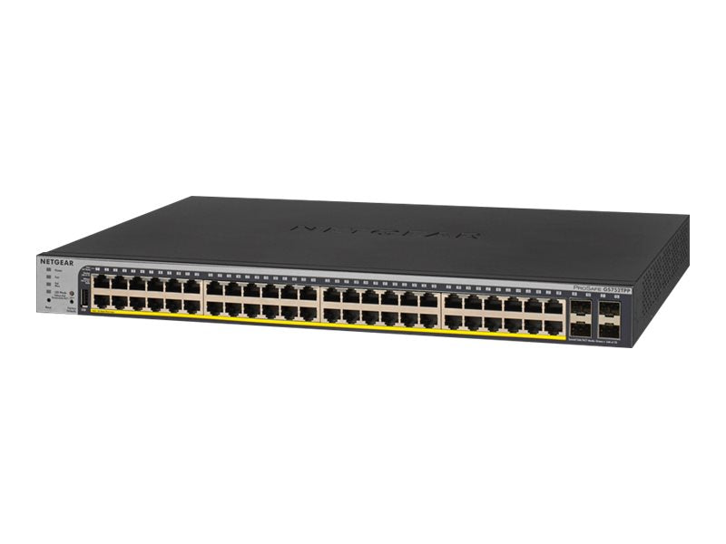 Netgear Pro GS752TPP - Switch - L3 - Smart - 48 x 10/100/1000 (PoE+)